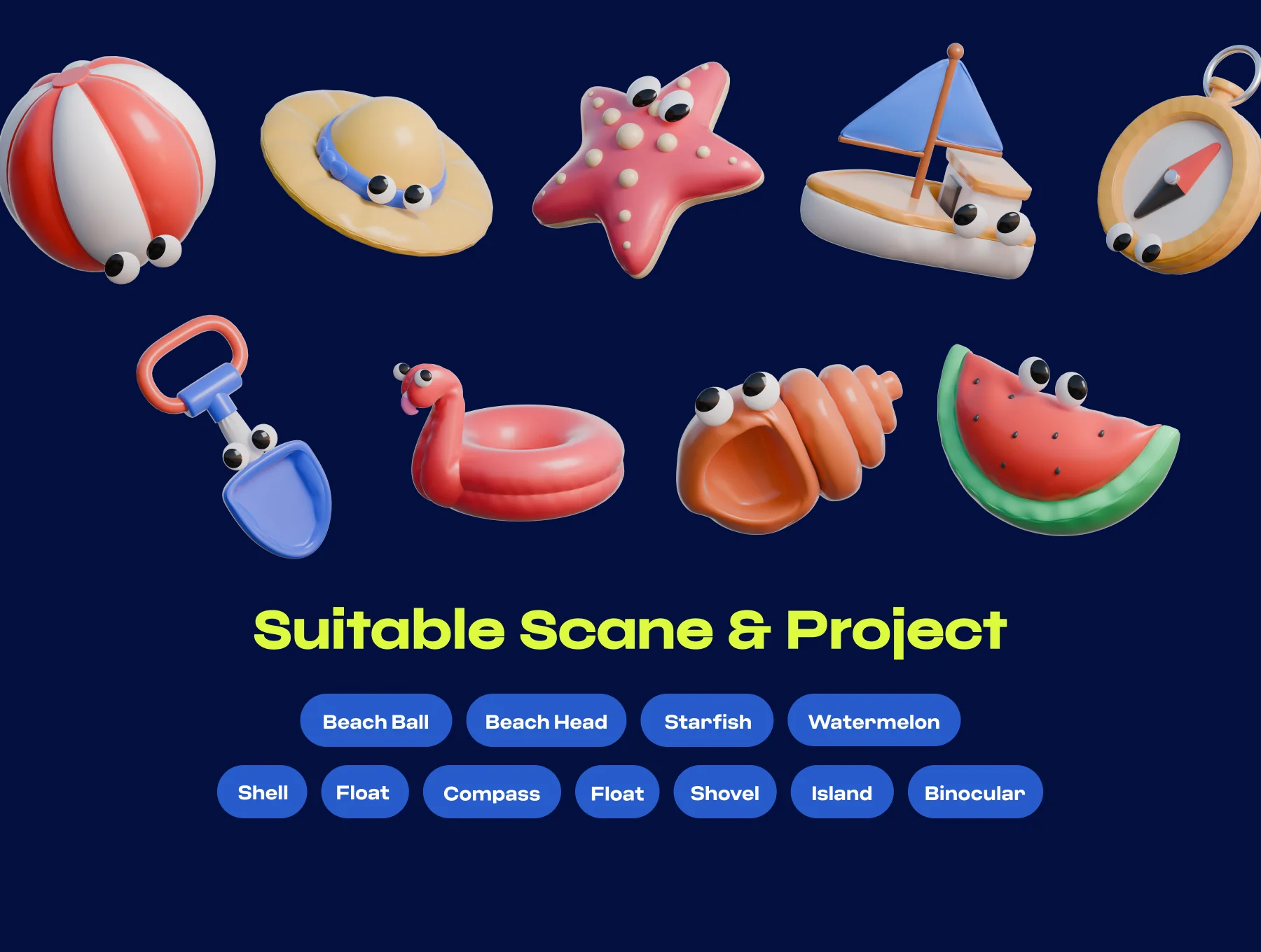 Travel & Vacation 3D Icons Vol 2. 4