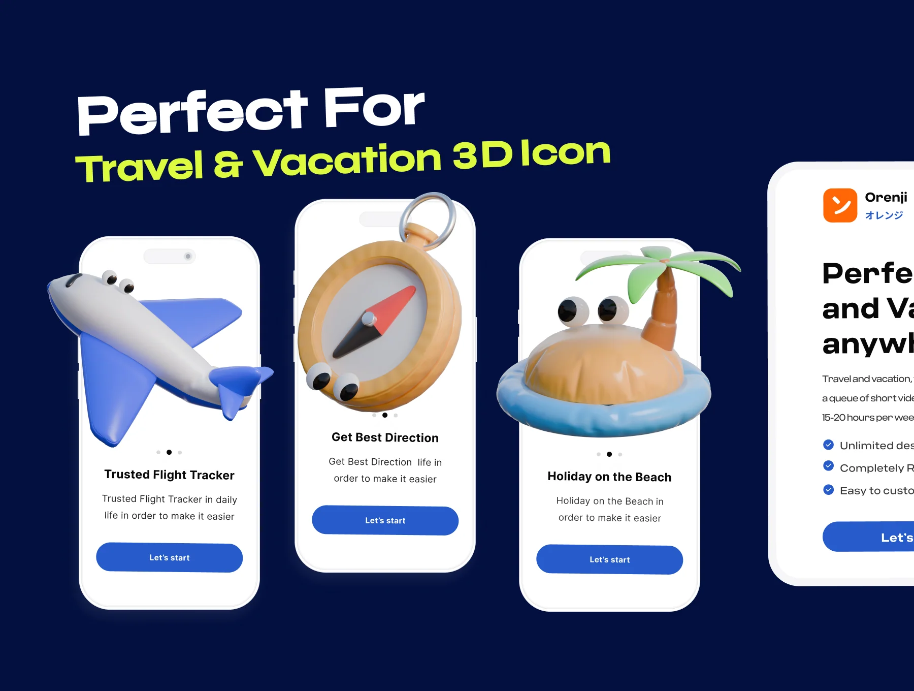 Travel & Vacation 3D Icons Vol 2. 5