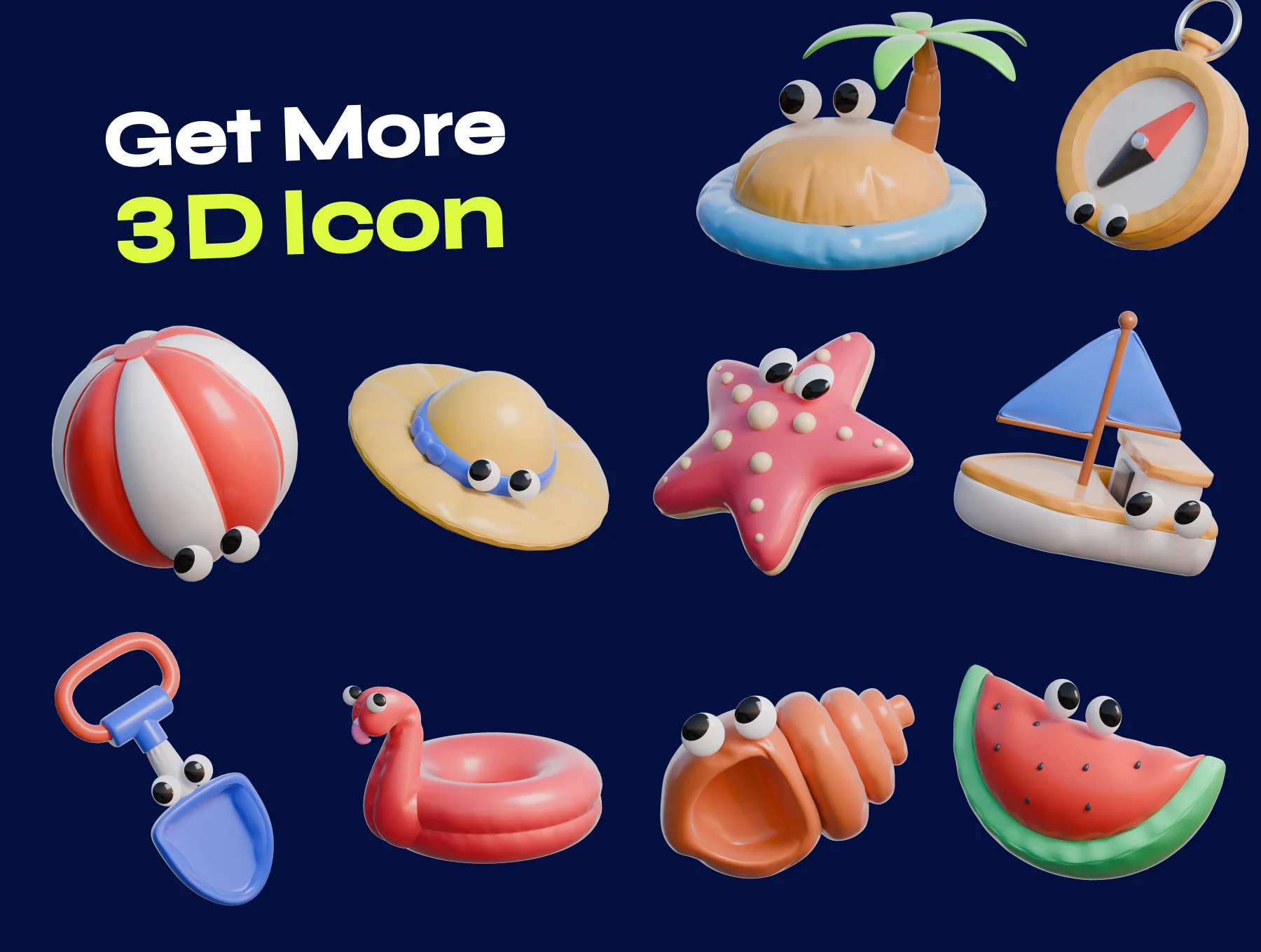 Travel & Vacation 3D Icons Vol 2. 7