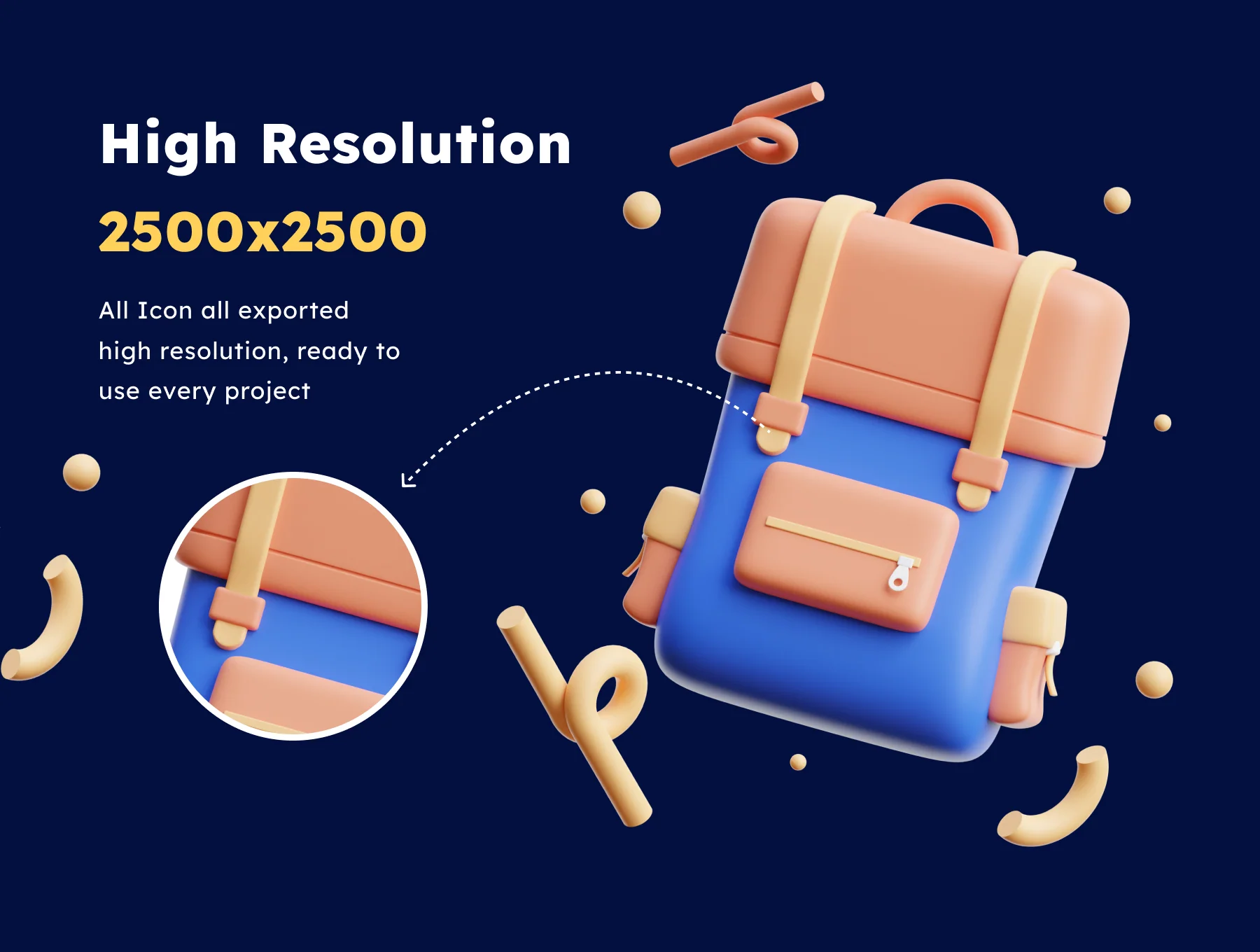 Travel & Vacation 3D Icons 3