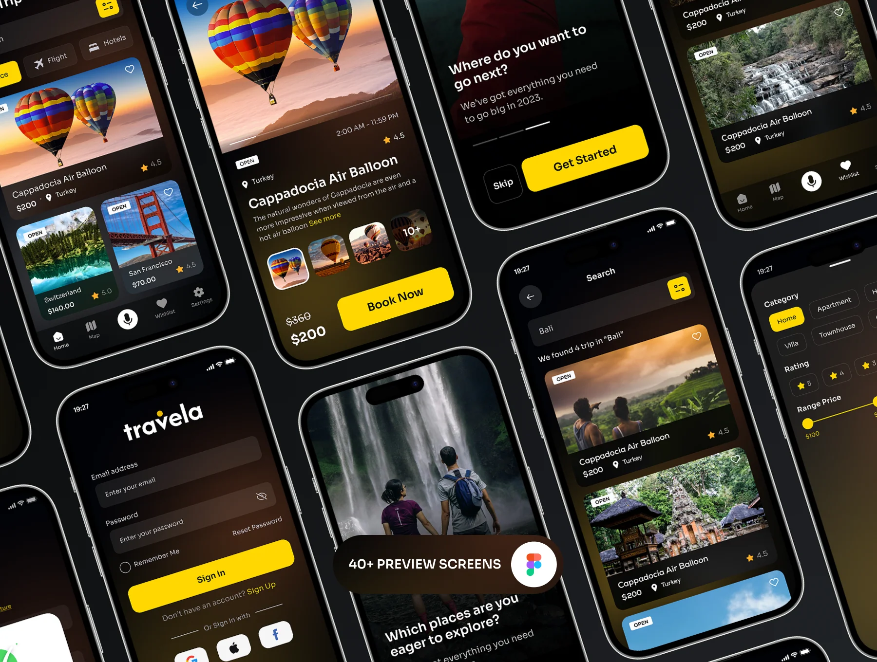 Travela - Travel & Booking Mobile App UI Kit 4
