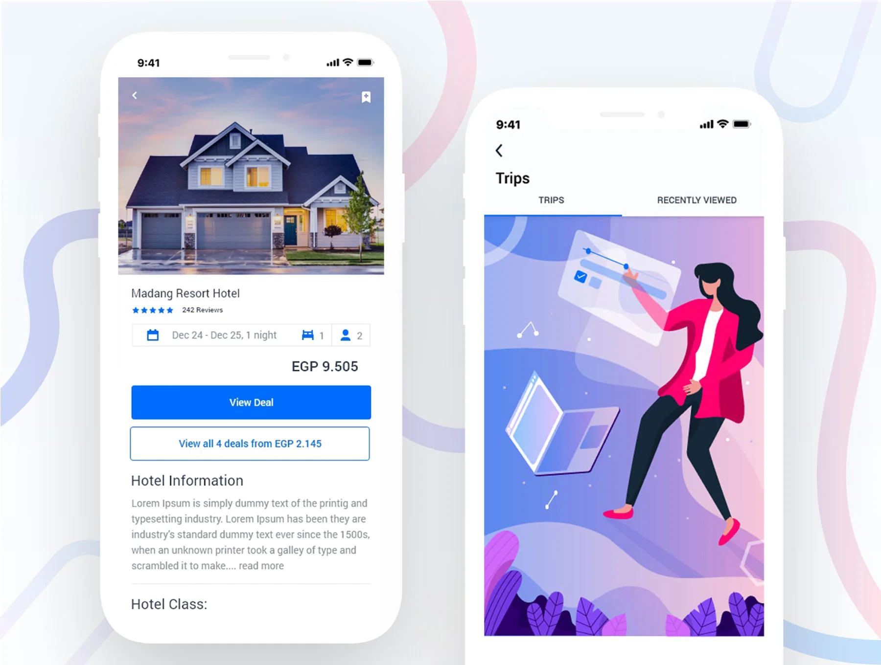 Travel & Booking UI kit 3
