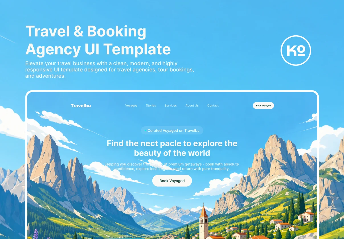 Travelbu - Travel And Booking Landing Page
