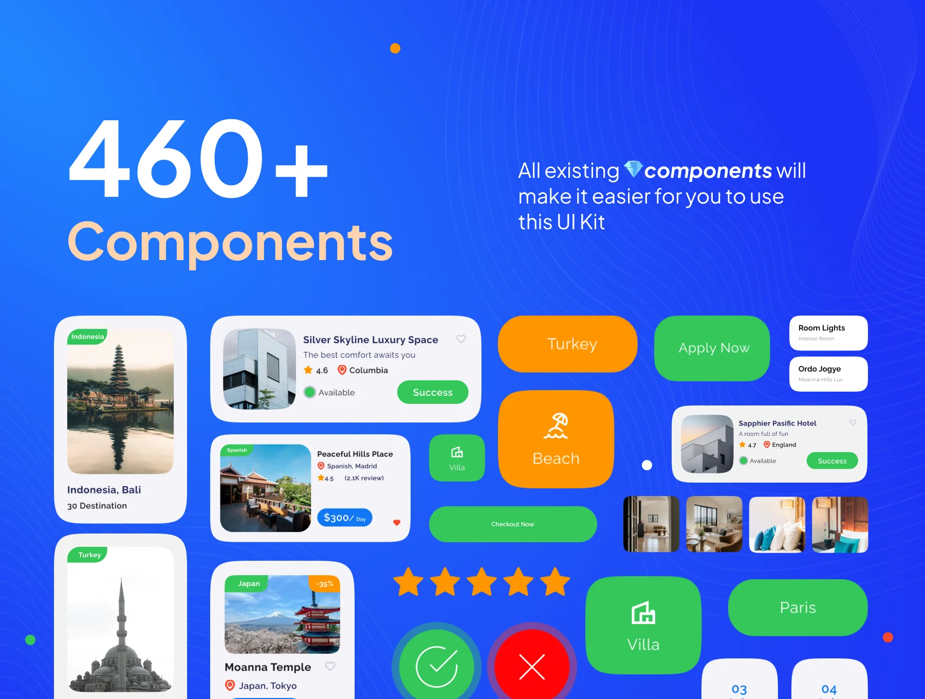 Travelday - Mobile Travel App UI Kit 3