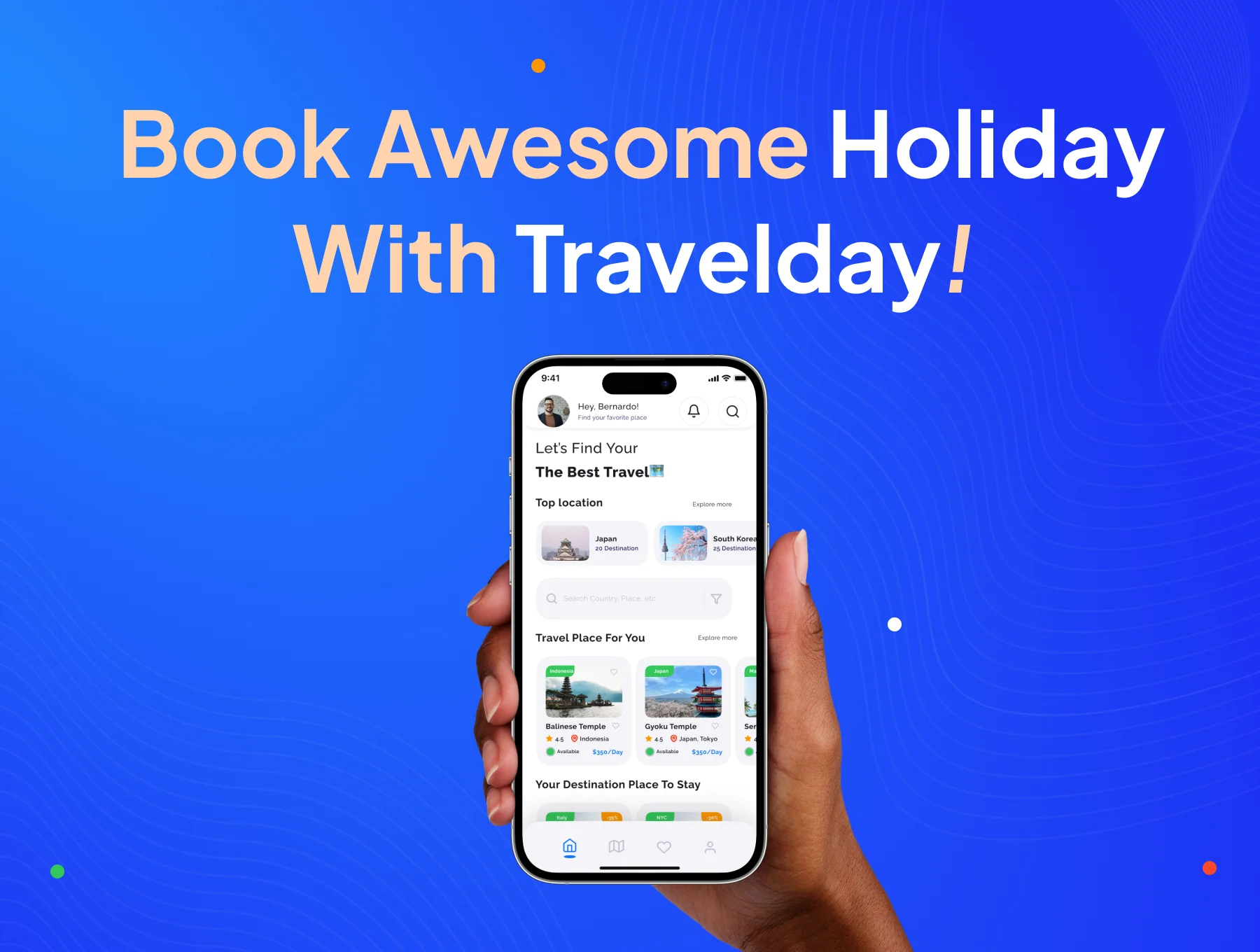 Travelday - Mobile Travel App UI Kit 8
