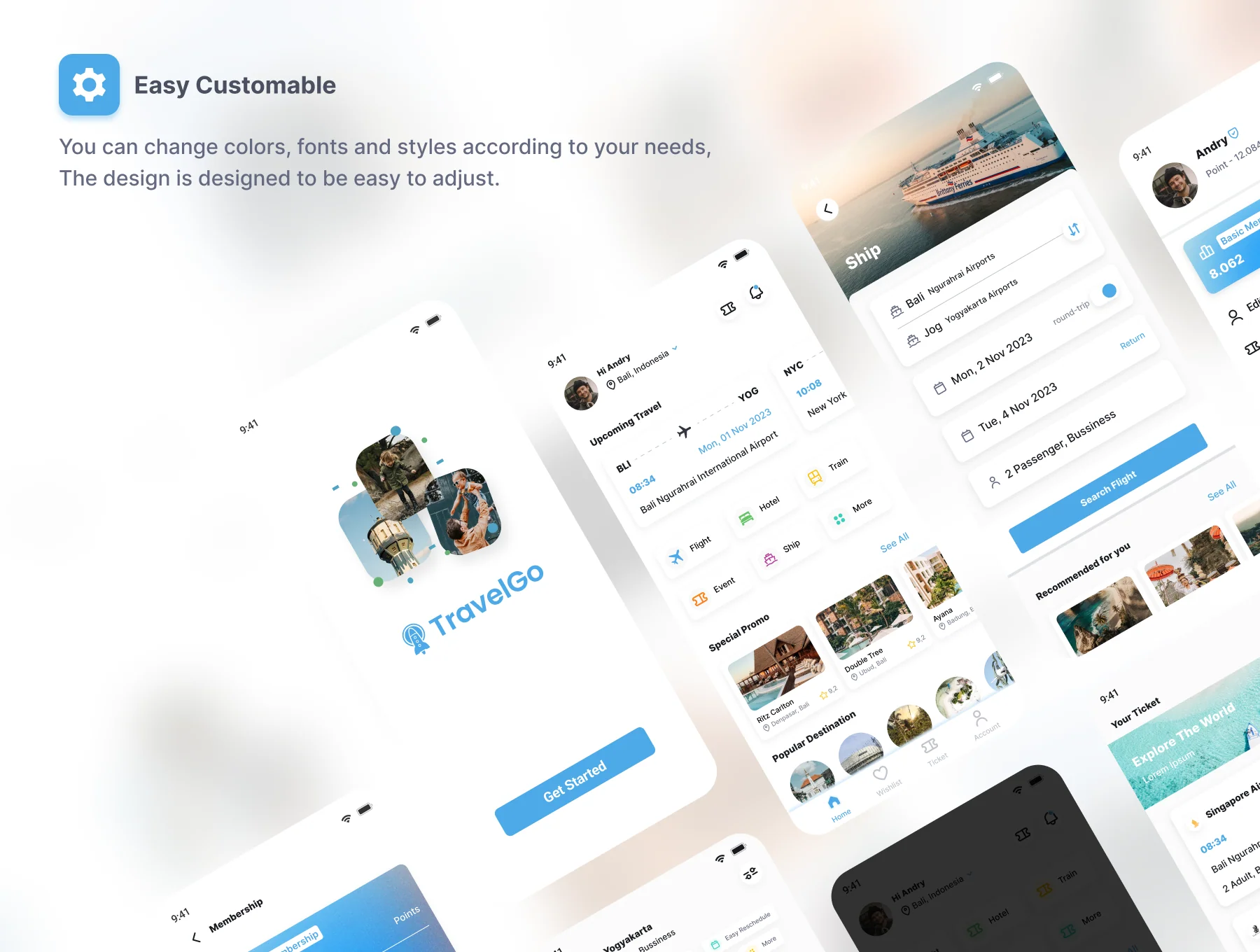 TravelGo Booking App Travel UI Kit 3