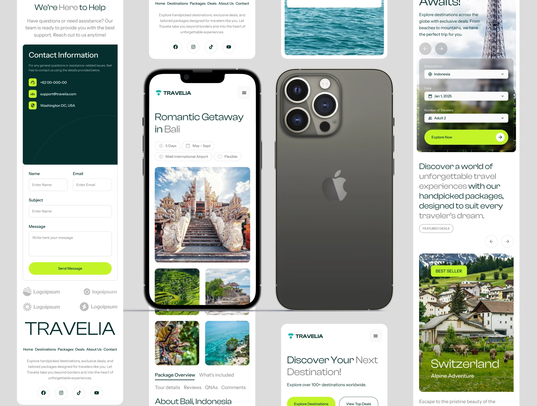 Travelia – Modern Travel Booking Web UI Kit 6
