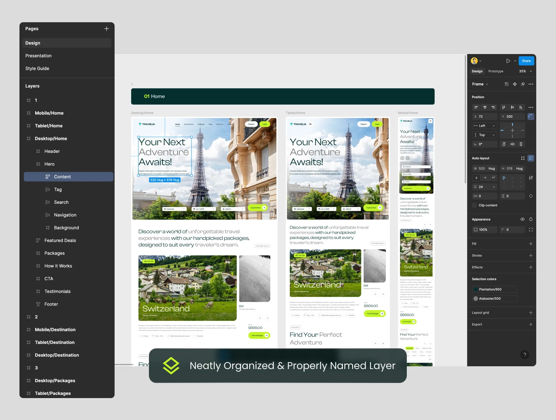 Travelia – Modern Travel Booking Web UI Kit 8