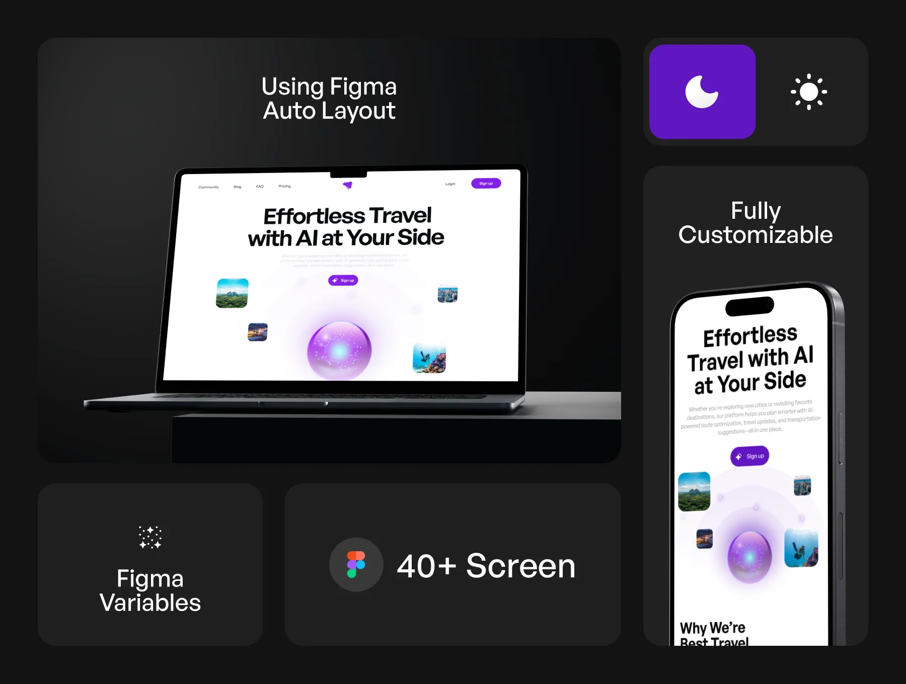 Travelick - AI Travelel Website UI KIT 2