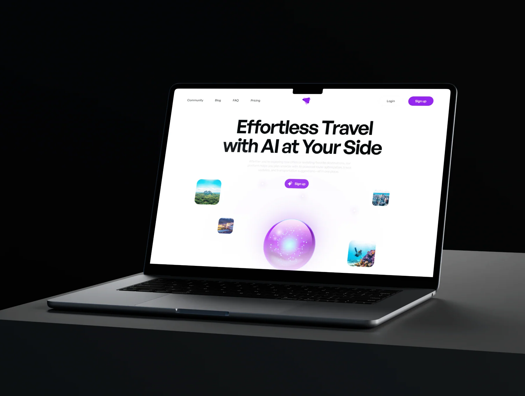 Travelick - AI Travelel Website UI KIT 3