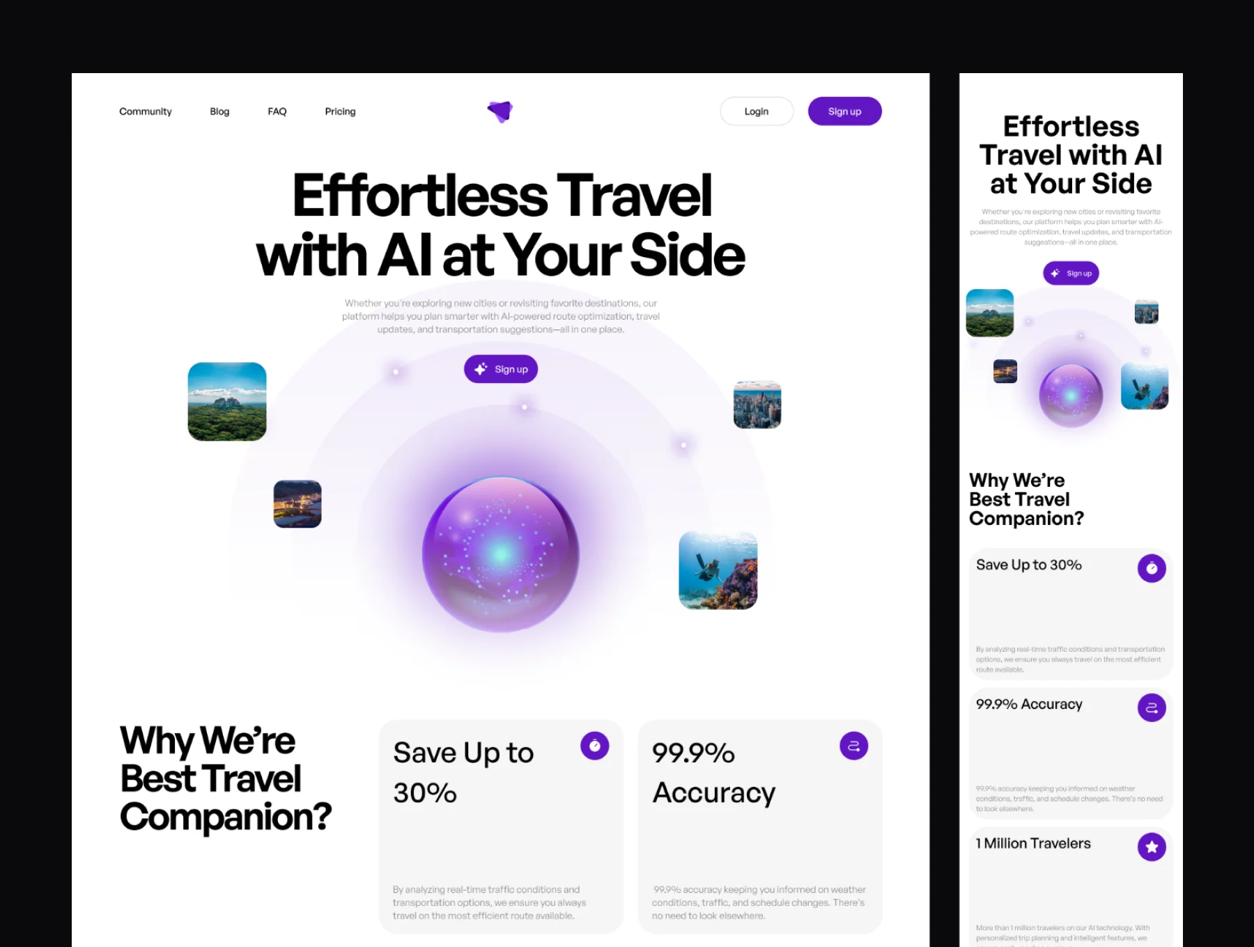 Travelick - AI Travelel Website UI KIT 4