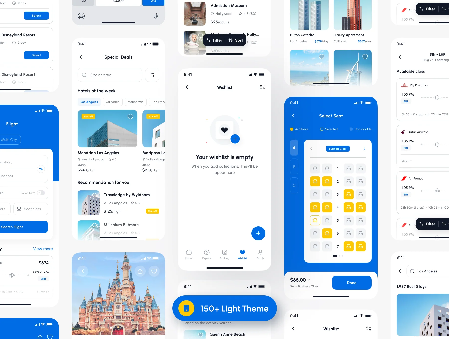 Traveline - Travel and Lifestyle App UI Kit 3
