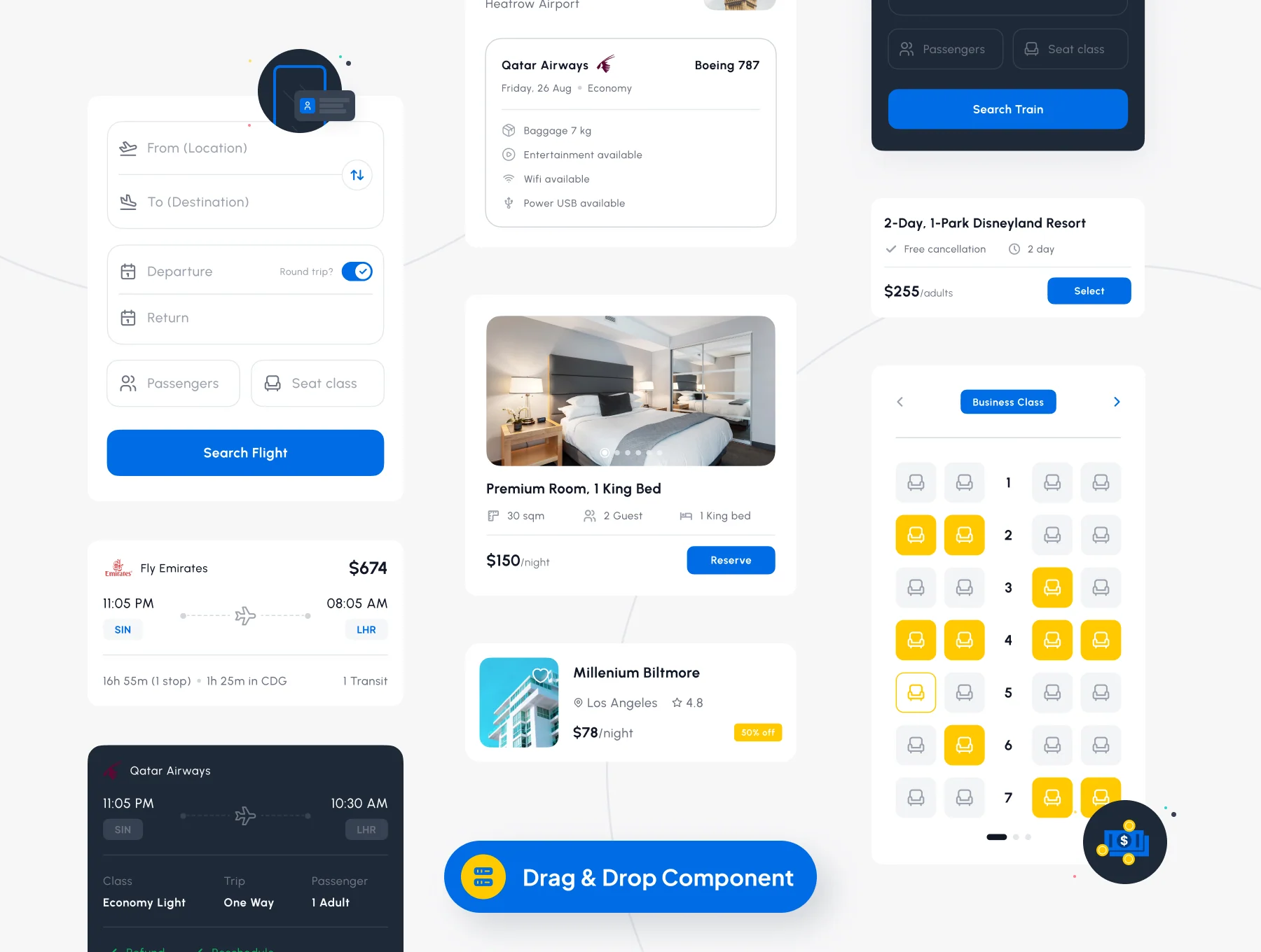 Traveline - Travel and Lifestyle App UI Kit 4