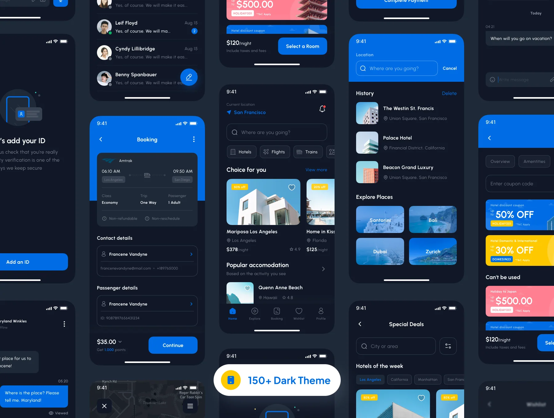 Traveline - Travel and Lifestyle App UI Kit 6