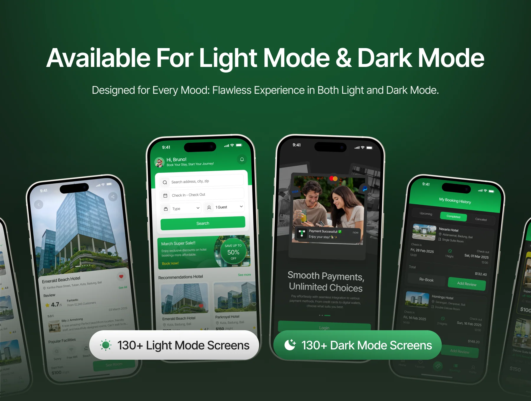 Travelio - Hotel Booking App UI KIT 5