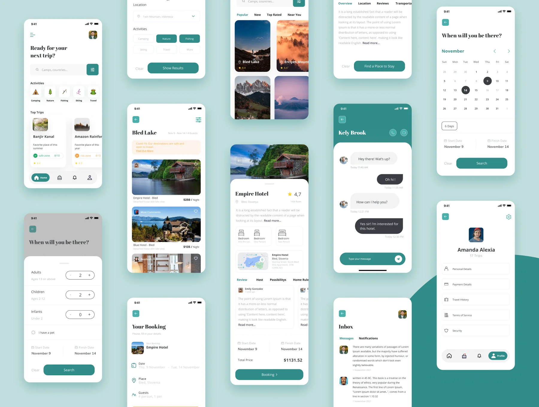 Travellia - Travel Destination Search UI Kit 5