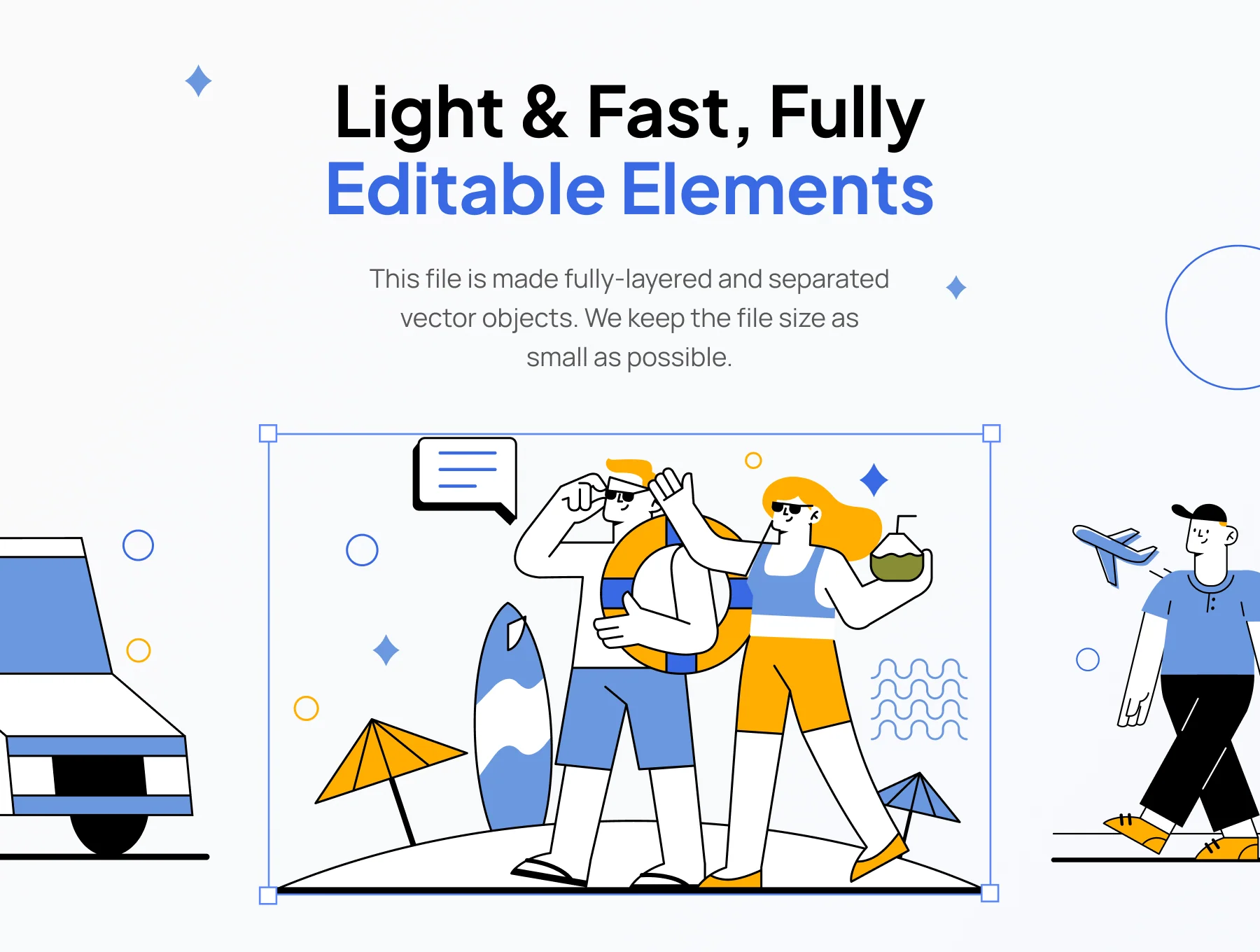 Travelly - Travel and Holiday Illustration Set 3