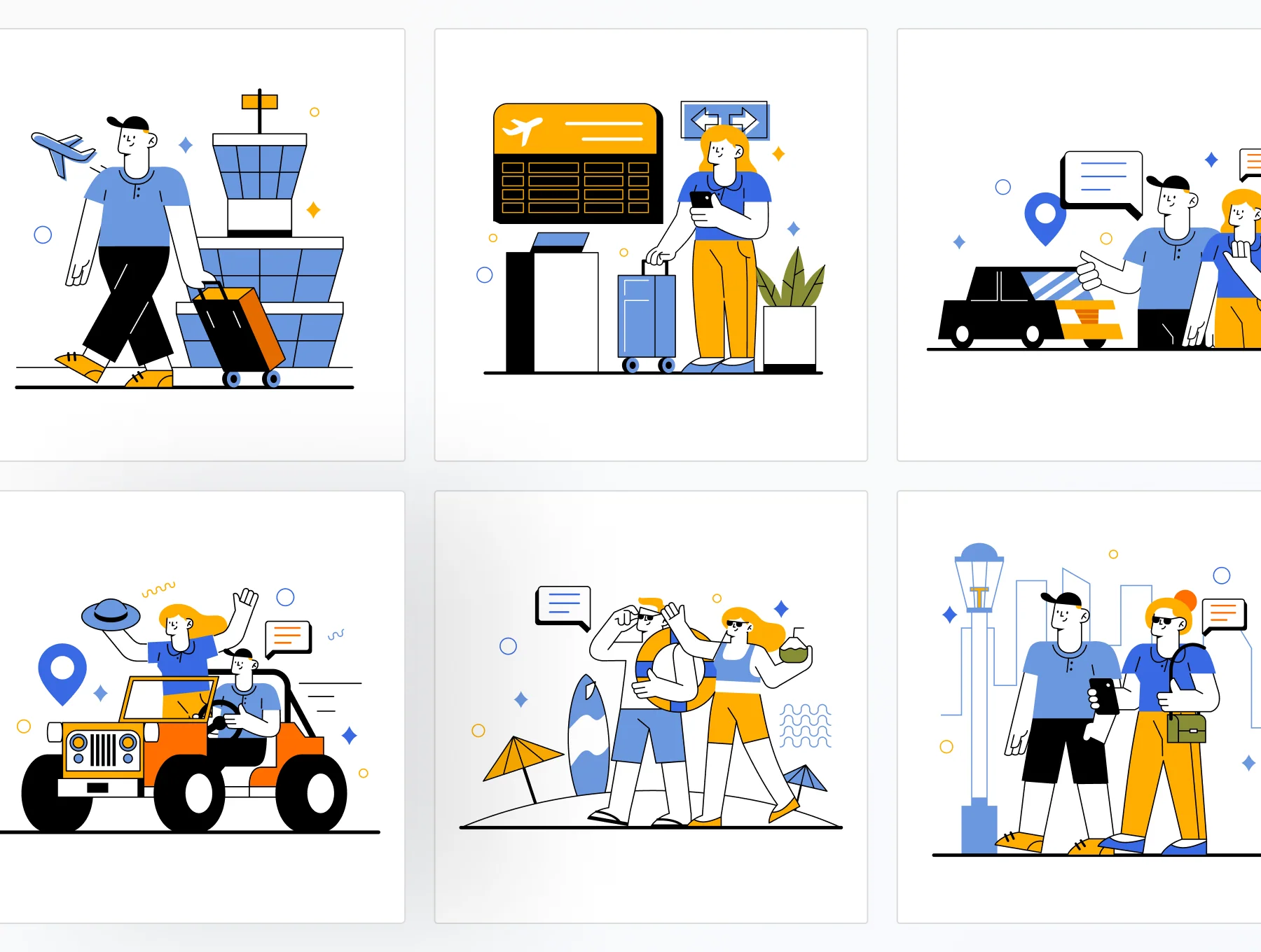 Travelly - Travel and Holiday Illustration Set 8