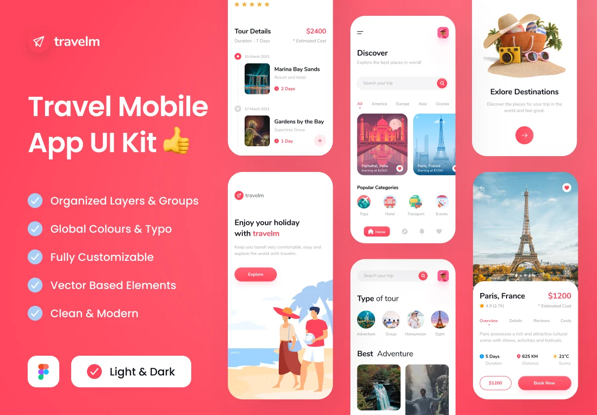 Travel App UI Kit