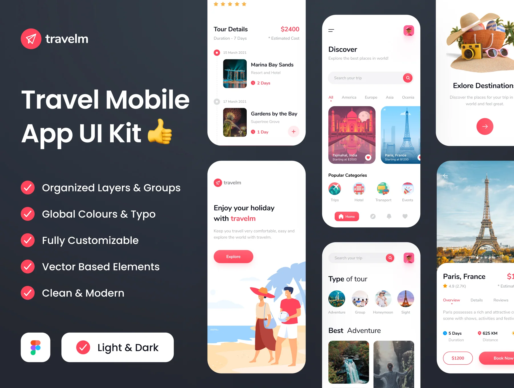 Travel App UI Kit