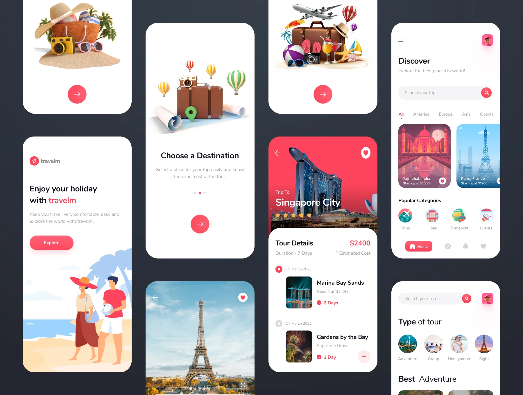 Travel App UI Kit 5