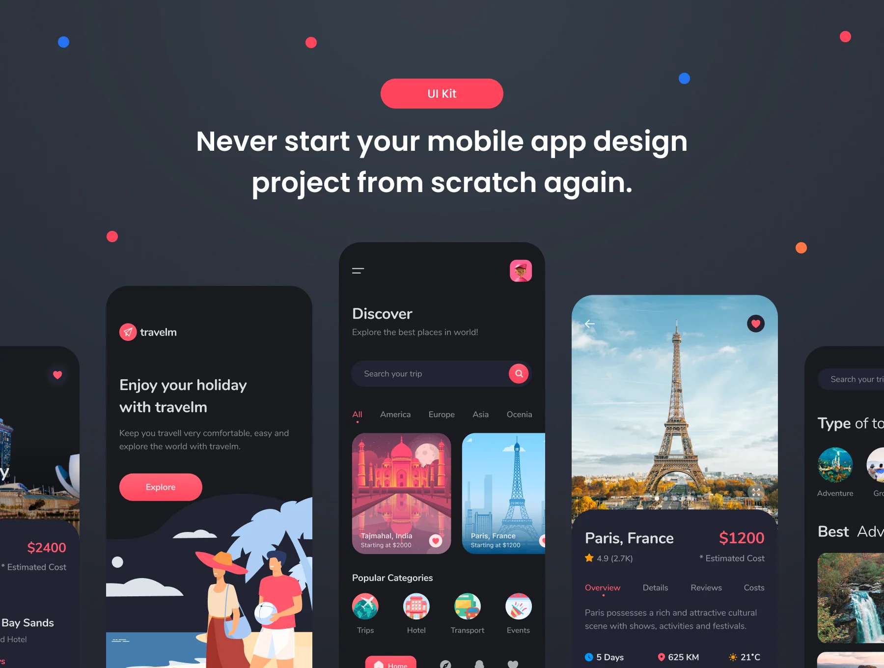 Travel App UI Kit 6