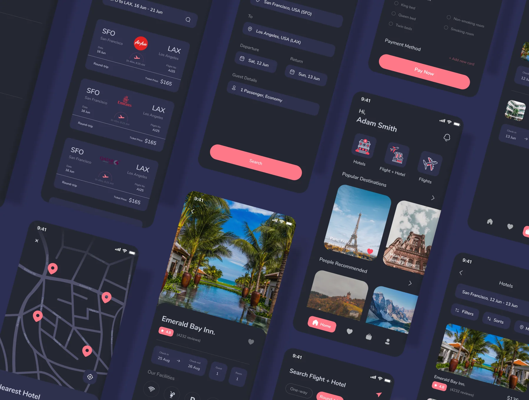 Travelmania - Hotel & Flight Booking App 5