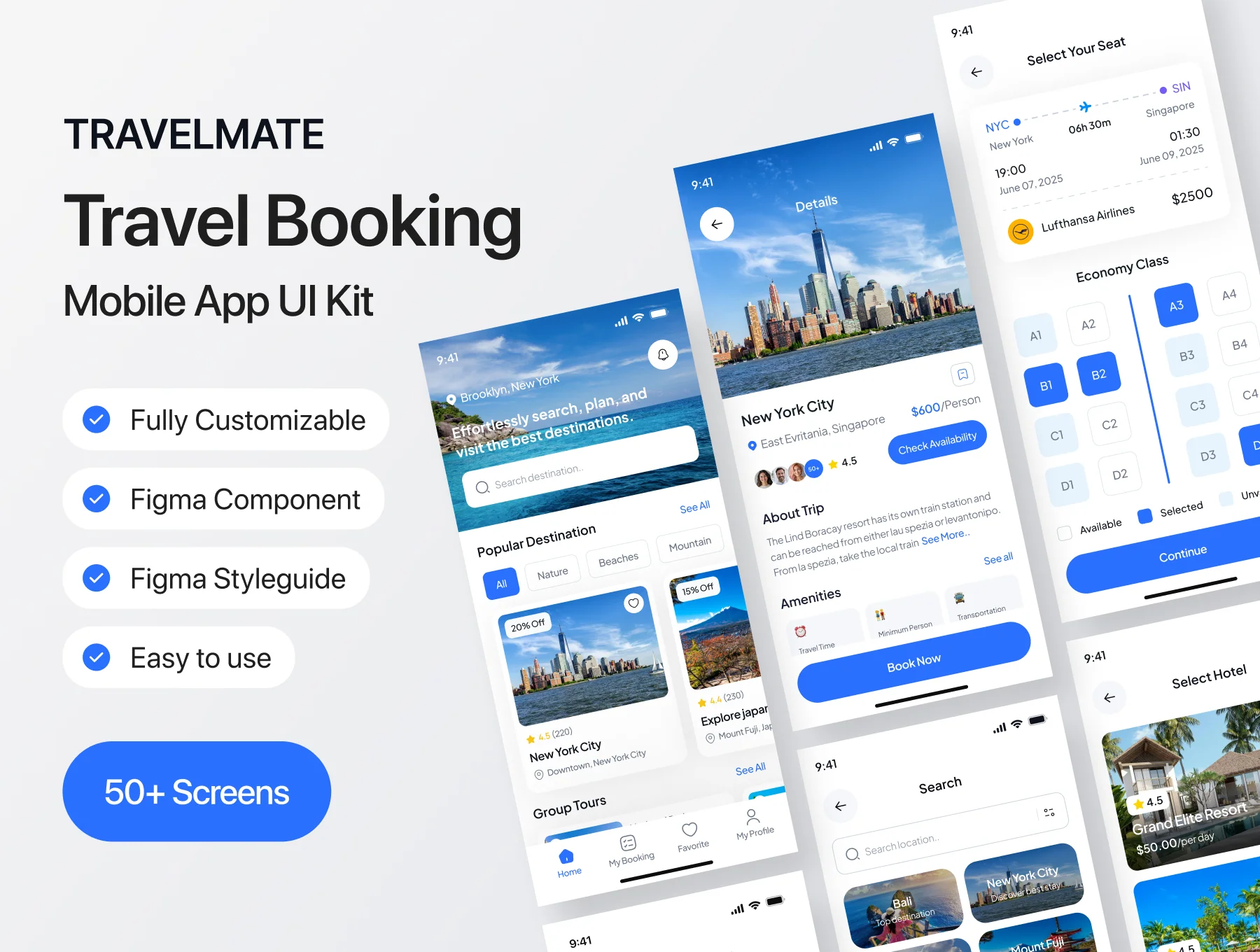 TravelMate Travel Booking App