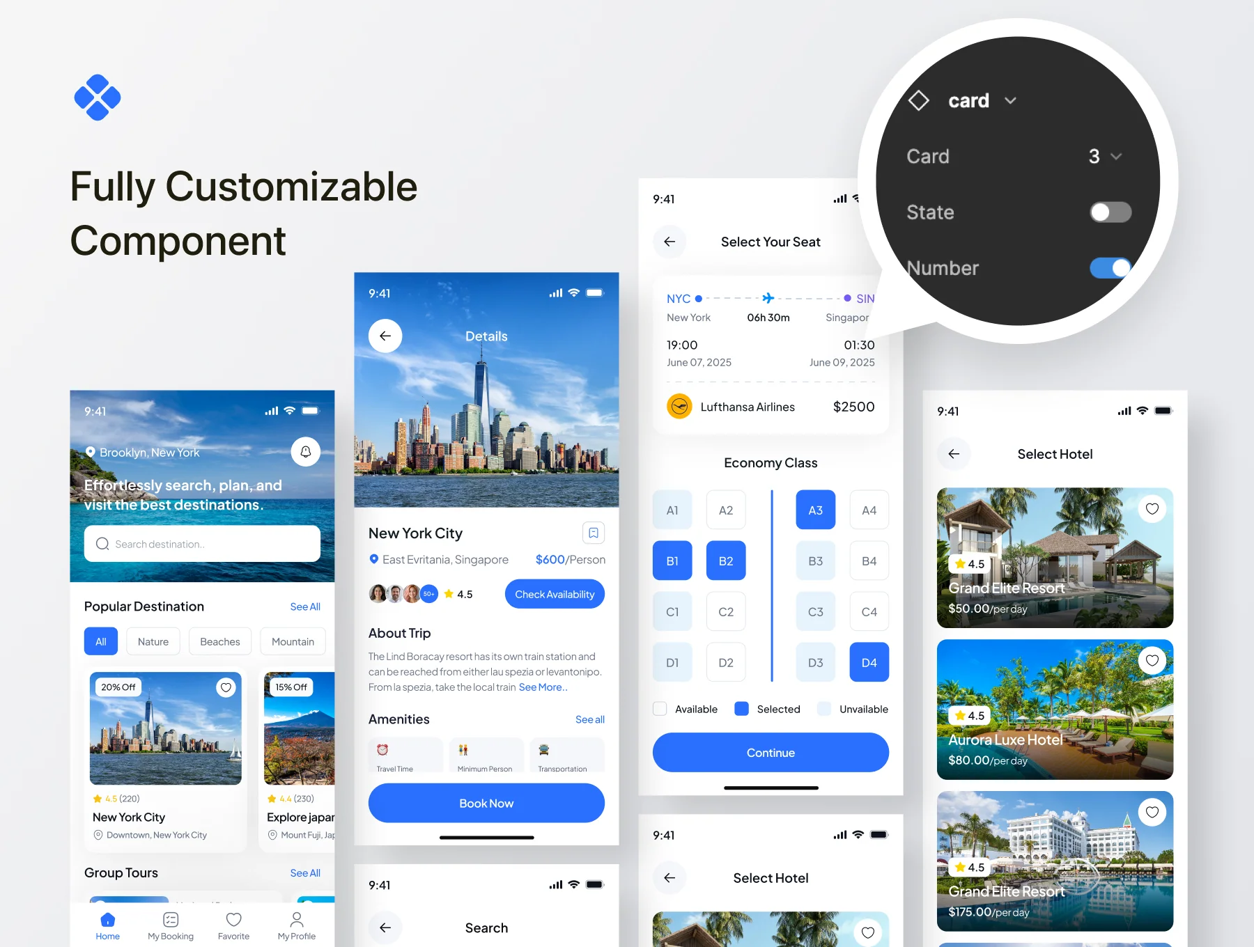 TravelMate Travel Booking App 3