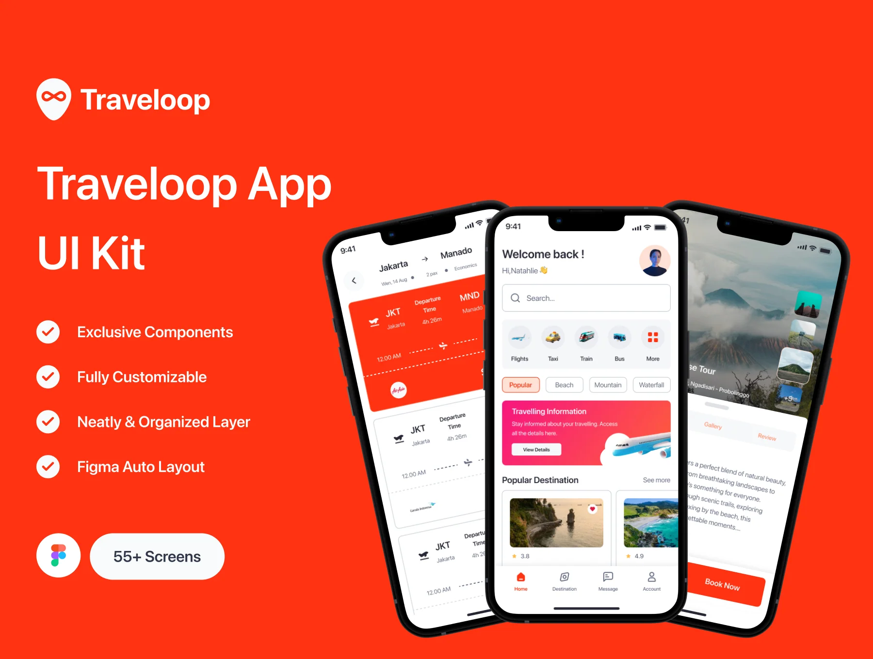 Traveloop - Traveling App UI Kit