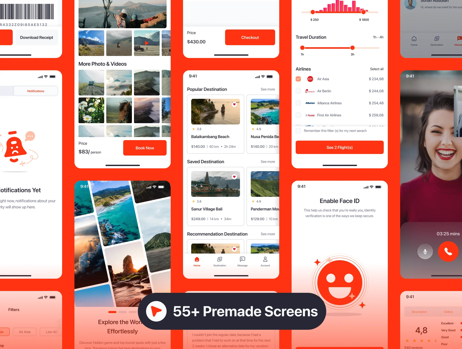 Traveloop - Traveling App UI Kit 4