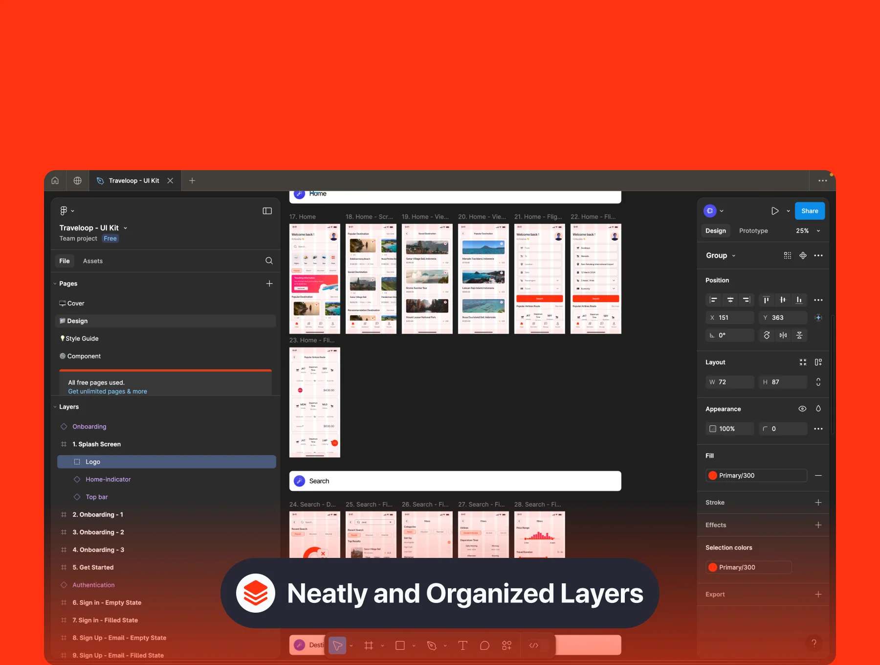 Traveloop - Traveling App UI Kit 7