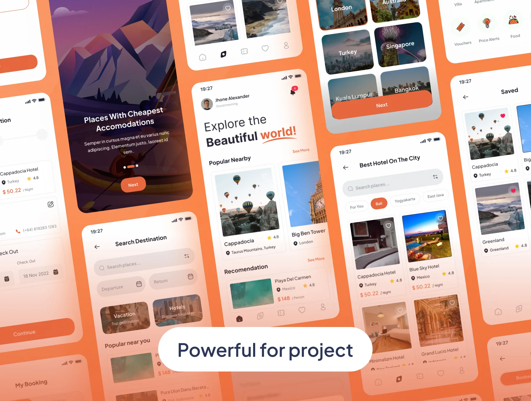 Travelory - Travel Mobile App UI Kit 5