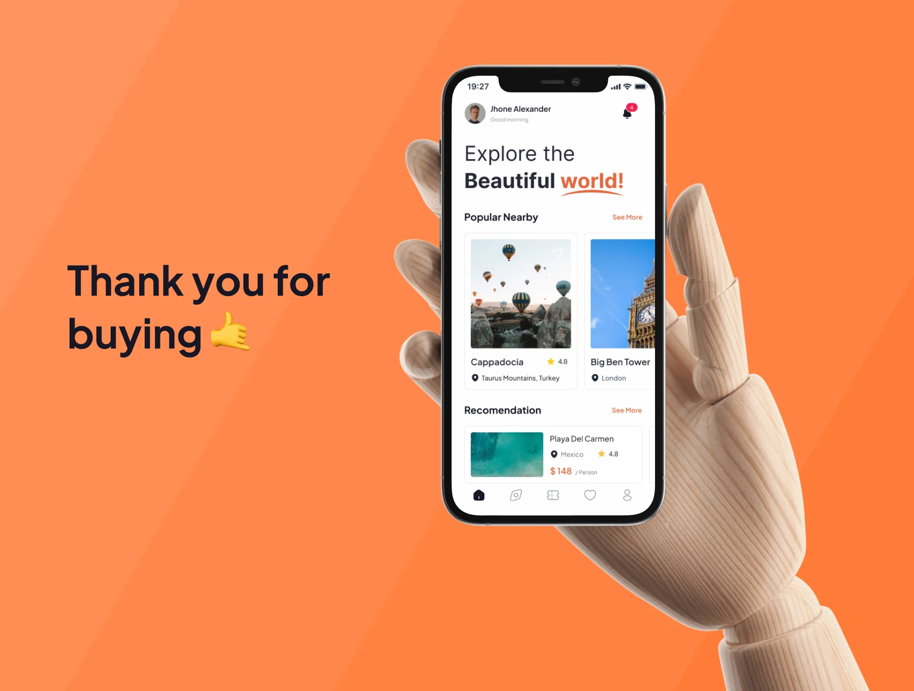 Travelory - Travel Mobile App UI Kit 6