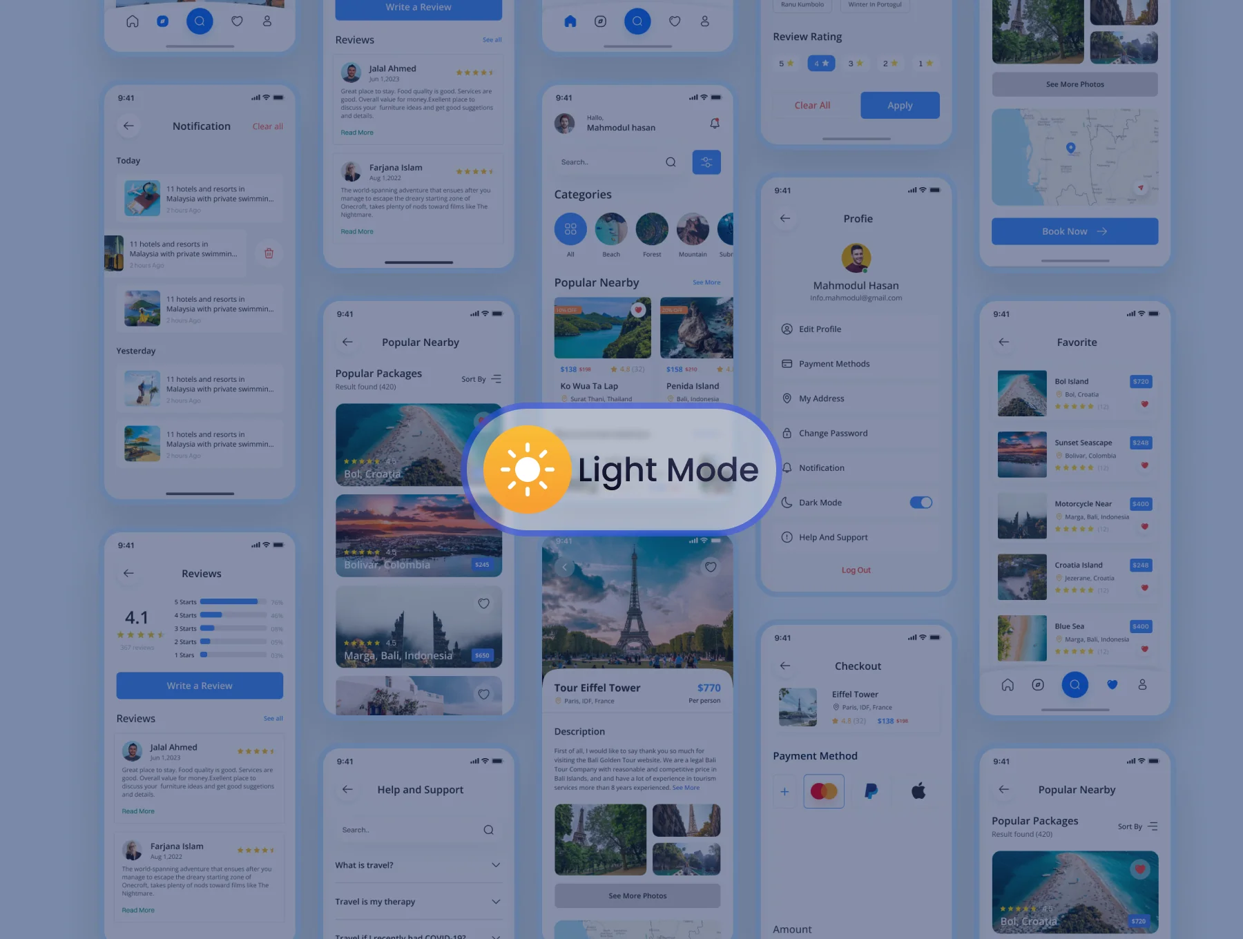 Traveltor - Travel App UI Kit 5