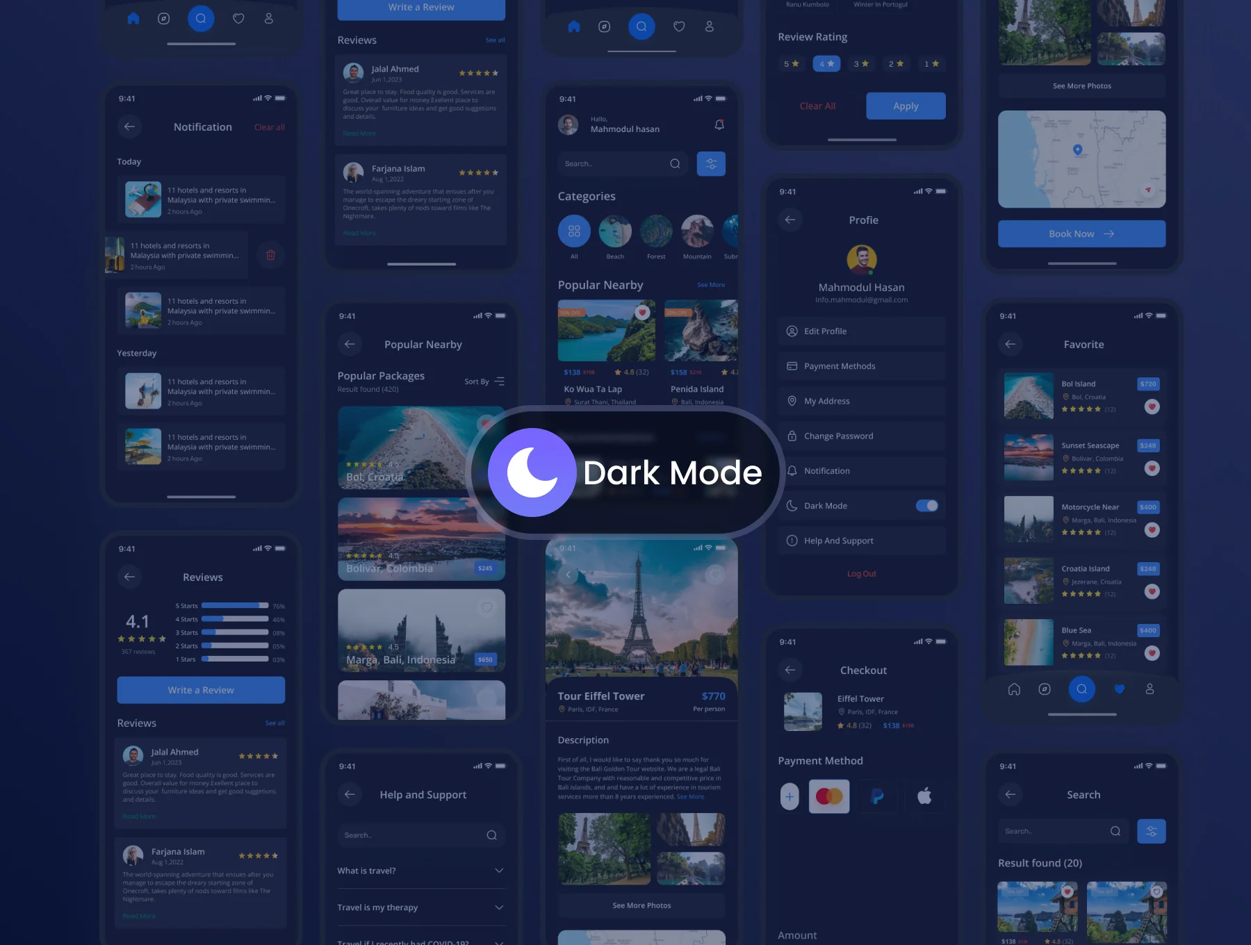 Traveltor - Travel App UI Kit 6