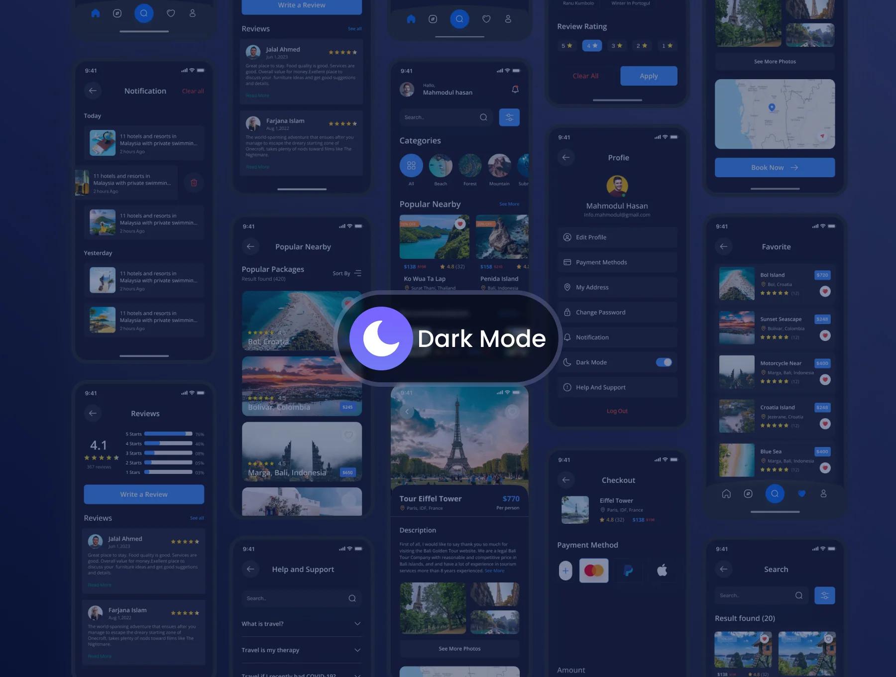 Traveltor - Travel Mobile App UI kit 6