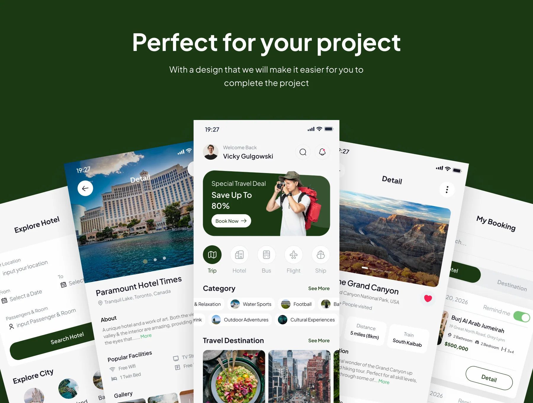 Traven - Travel App UI Kits 4