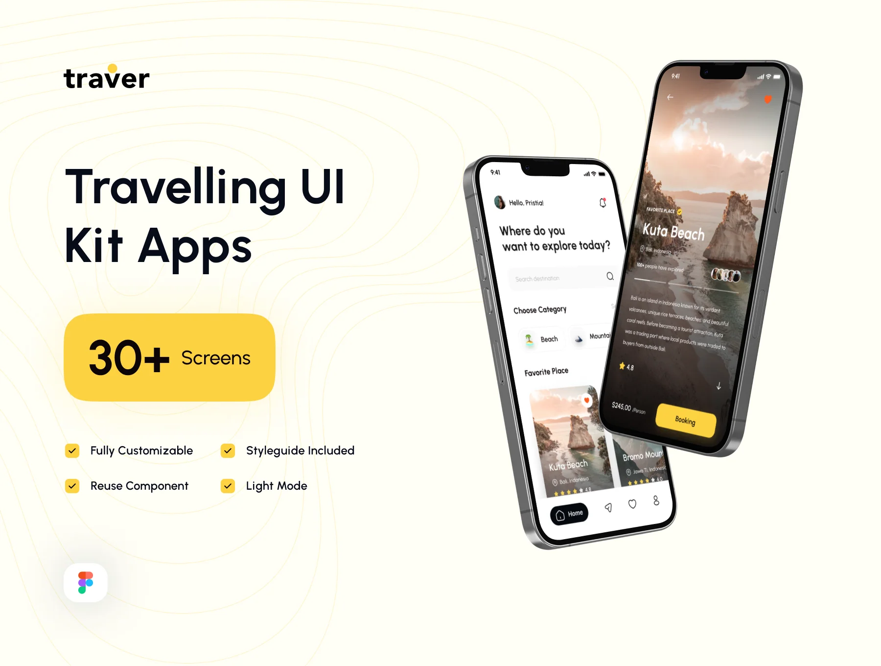 Traver - Traveling UI Kit Apps