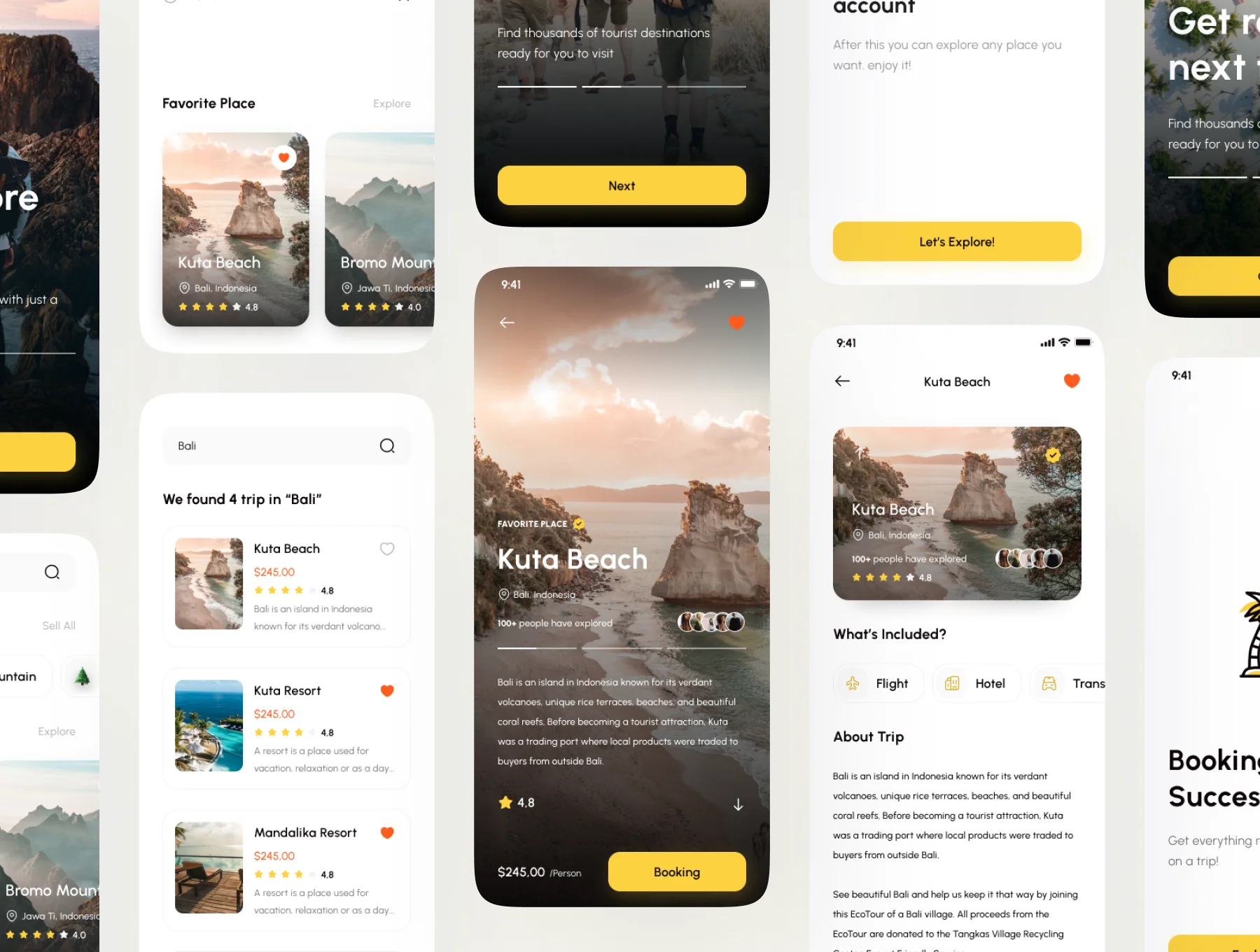 Traver - Traveling UI Kit Apps 2