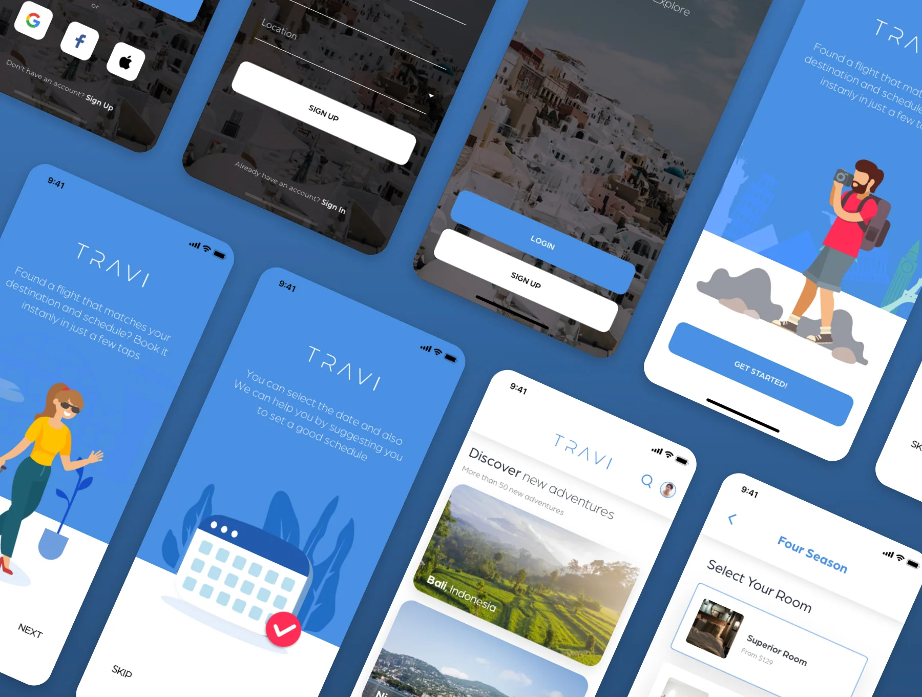 Travi Travel UI Kit