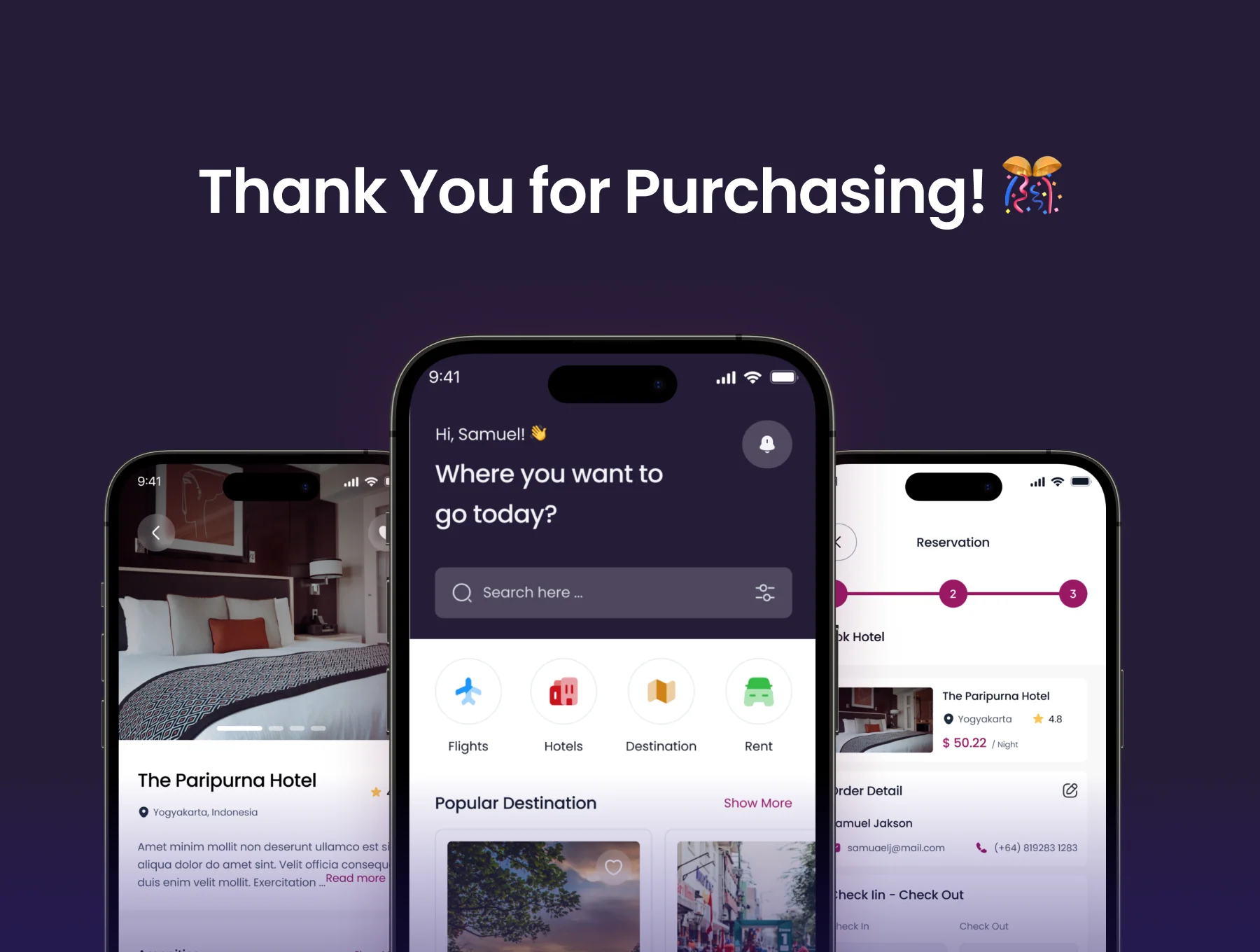 Travigo - Travel Apps UI KIT 6
