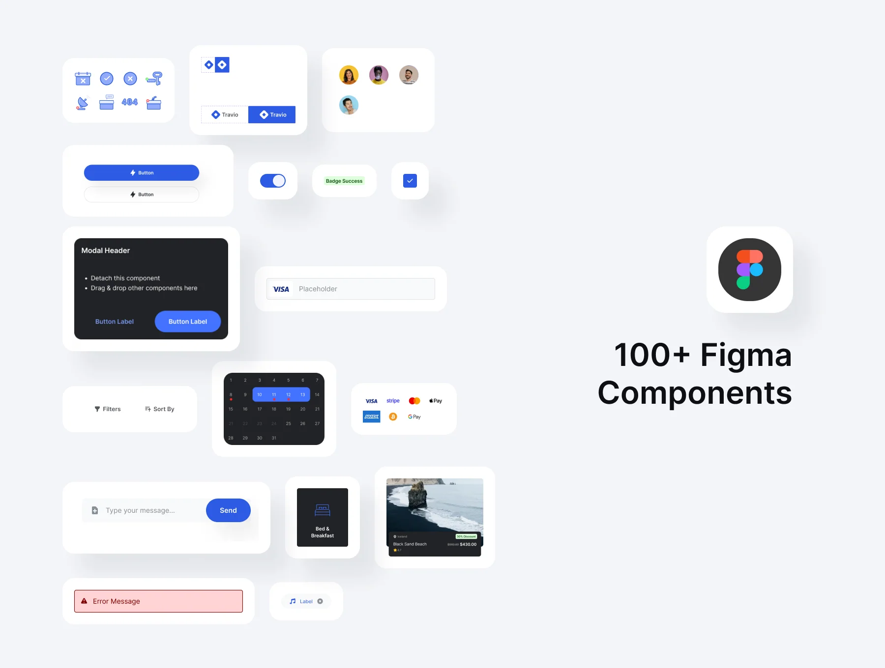 Travio - Travel & Experience Booking App UI Kit 3