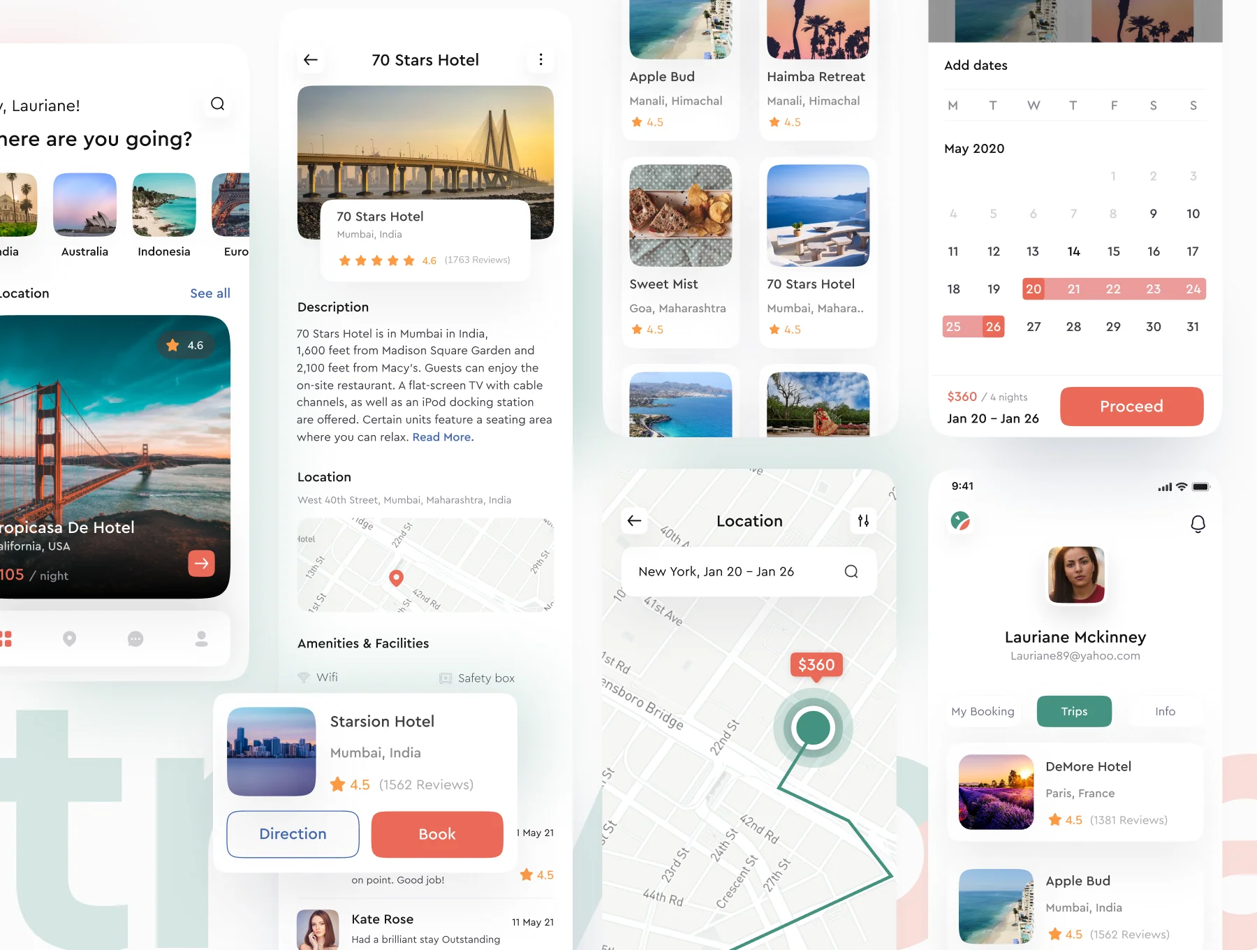Traviosa - Travel App UI KIT Design 4