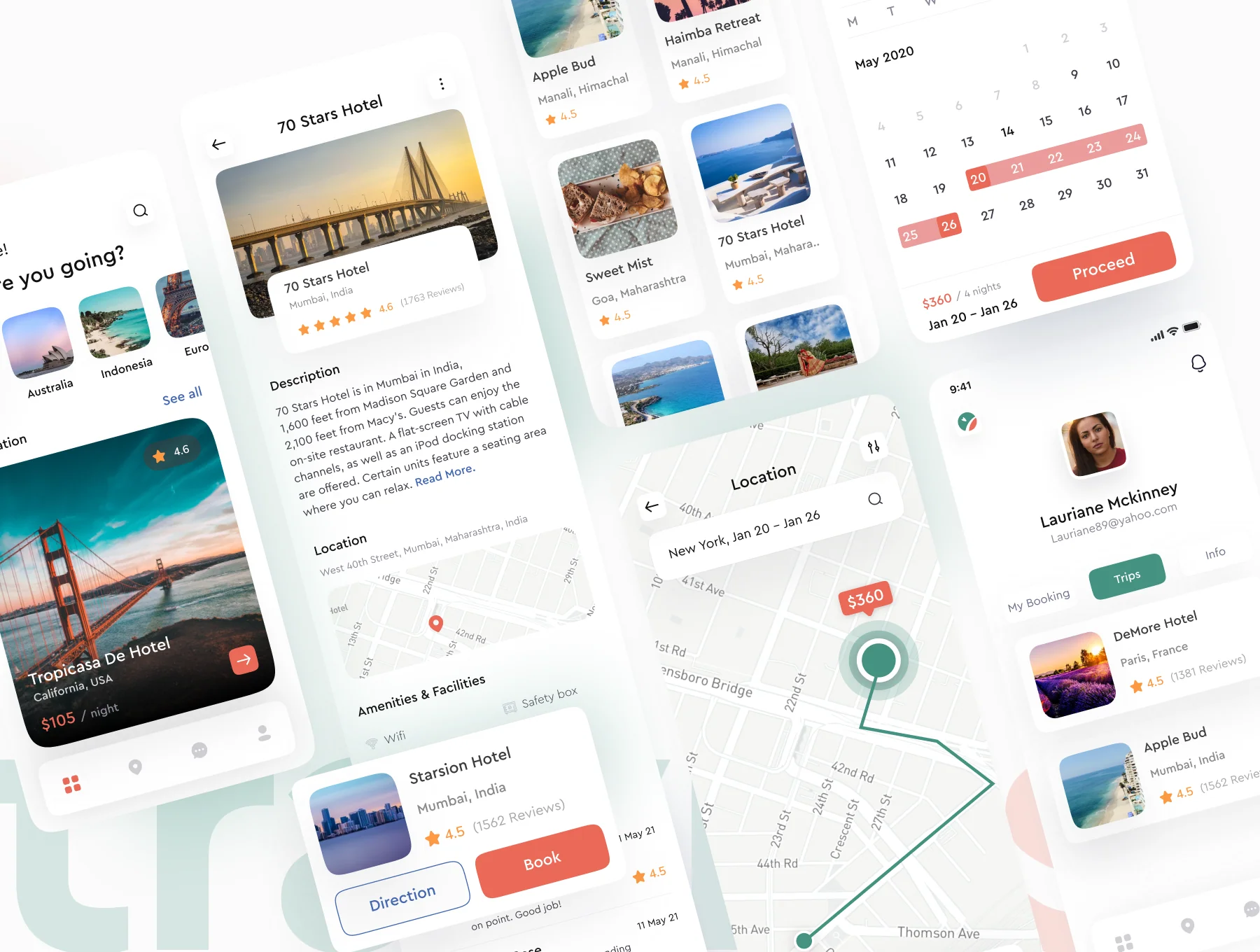 Traviosa - Travel App UI KIT Design 5