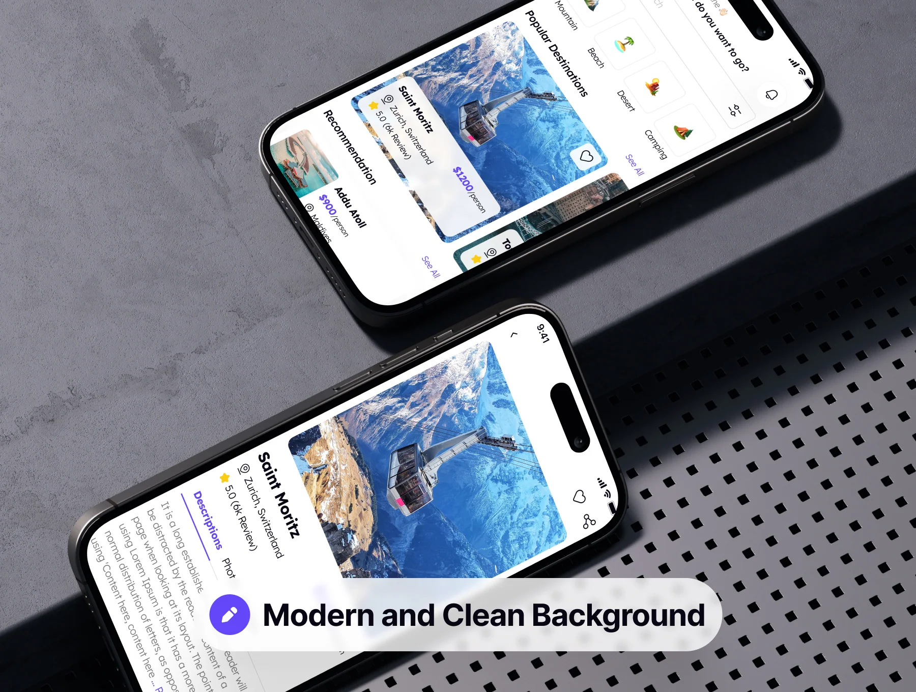 Travo - Travel Agency App UI Kit 2