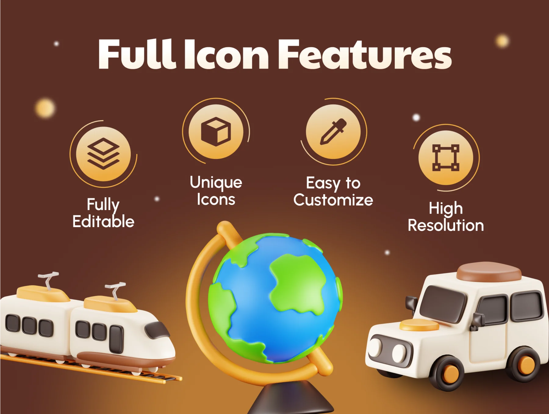 Travy - Travel 3D Icon Set 3