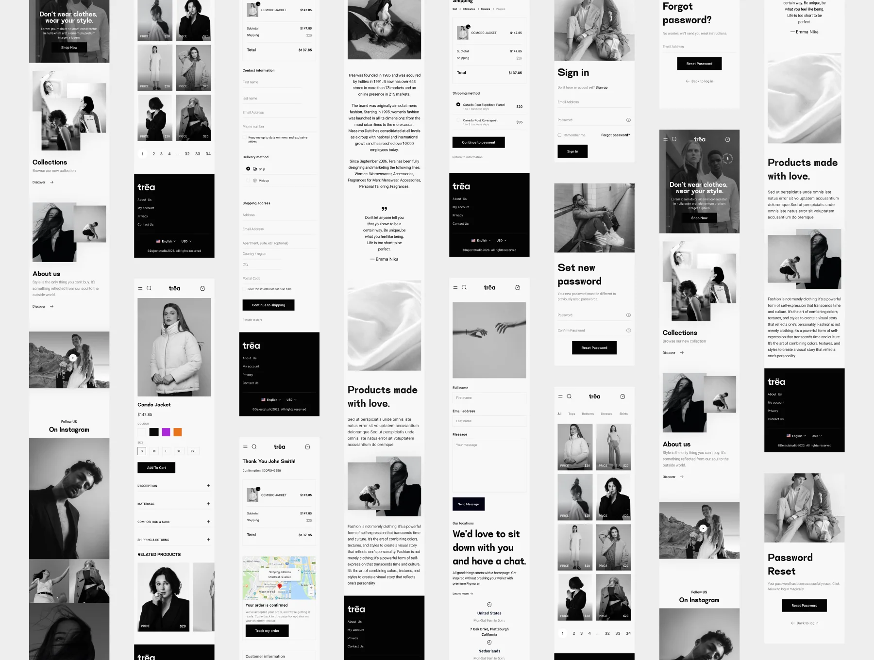 Trea - Fashion website 2