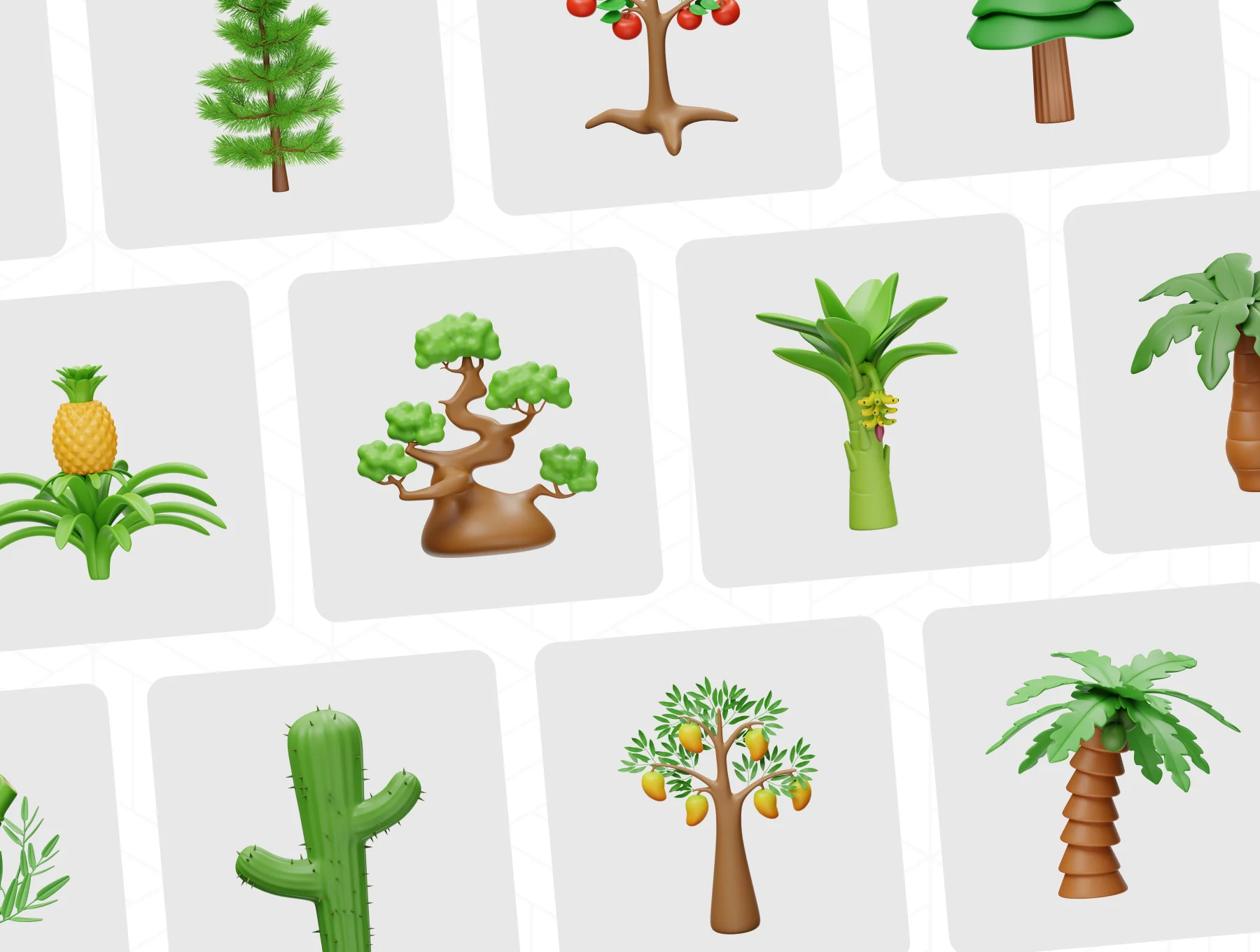 Tree And Plant 3D Icon 6