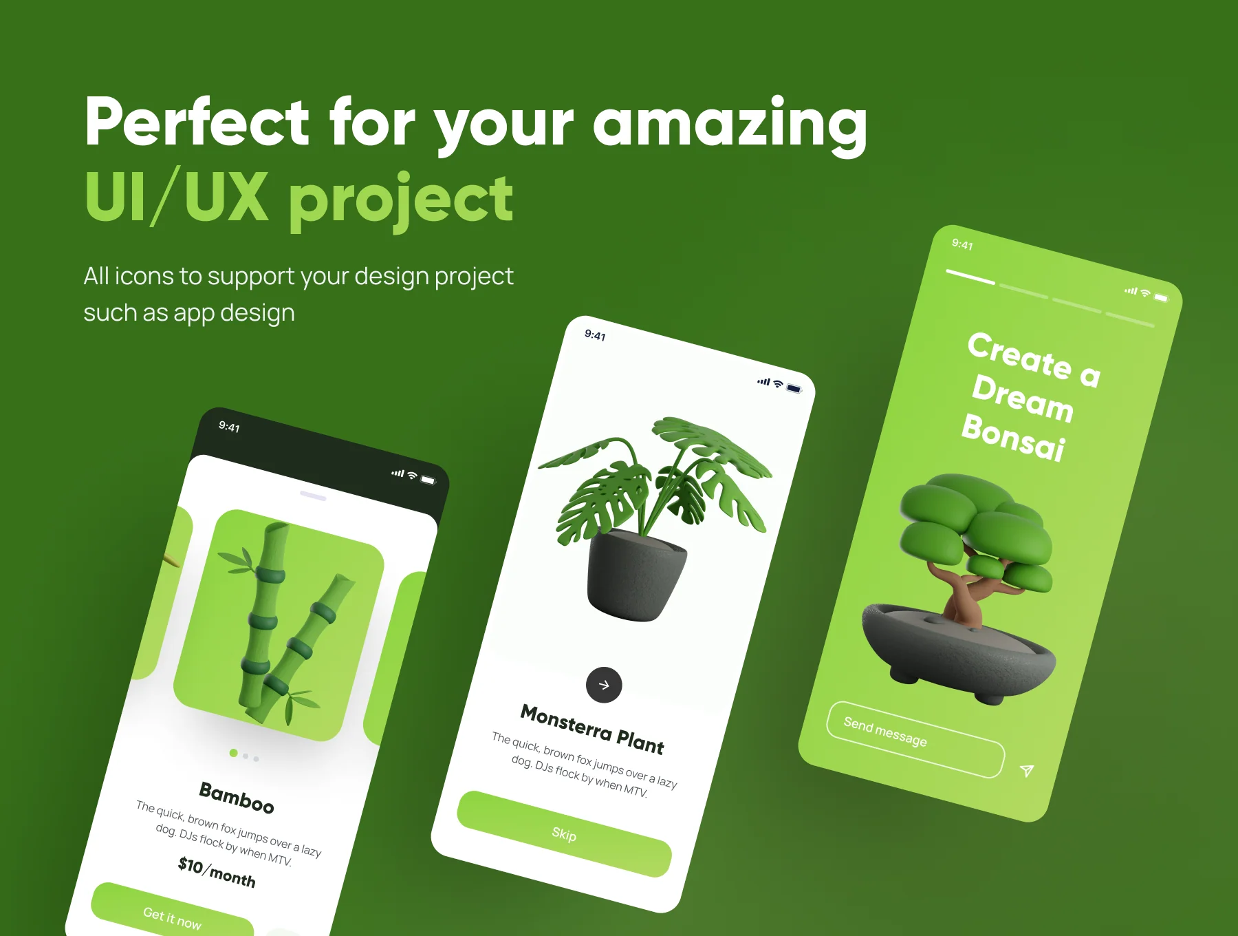 Treeby - Tree & Plant 3D Icon Set 5